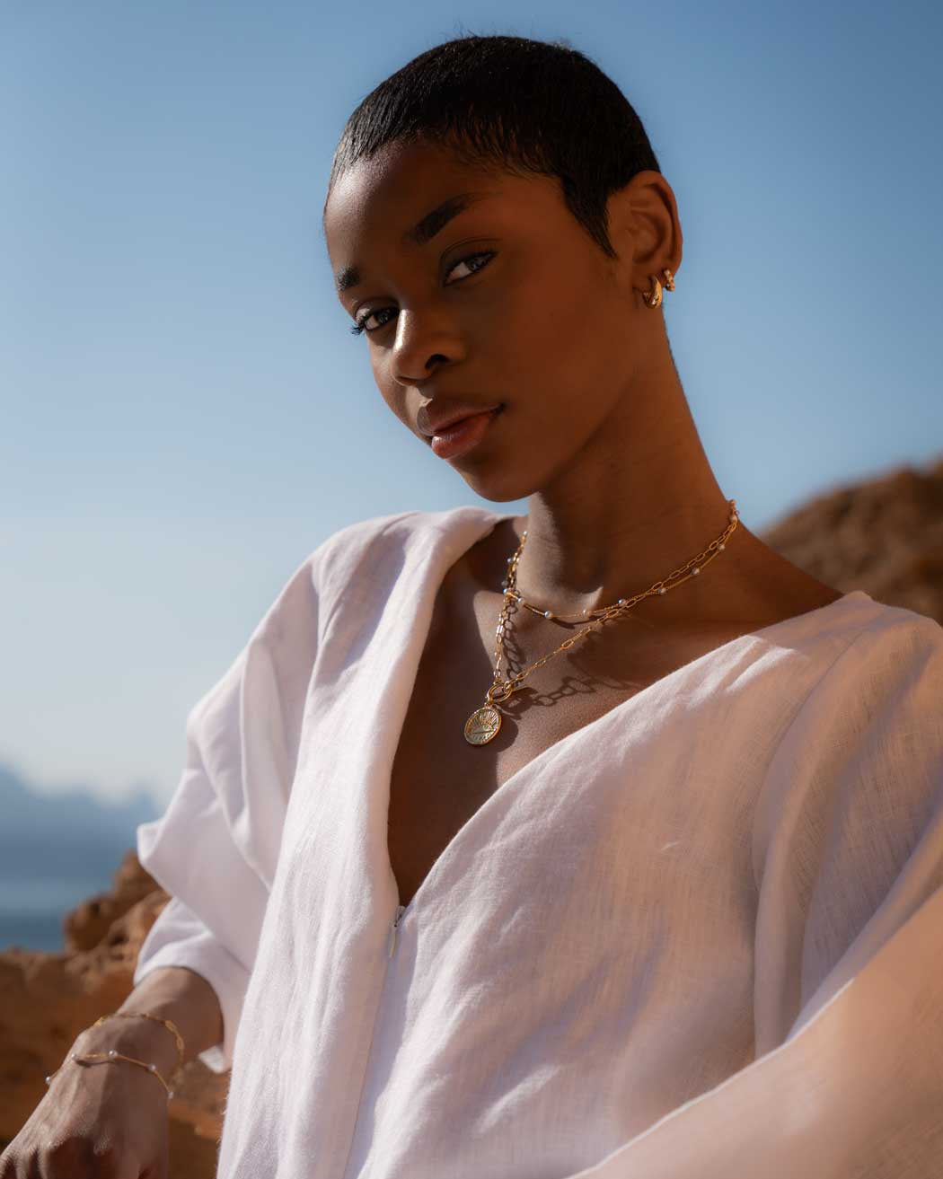 Rising Sun Pendant Necklace