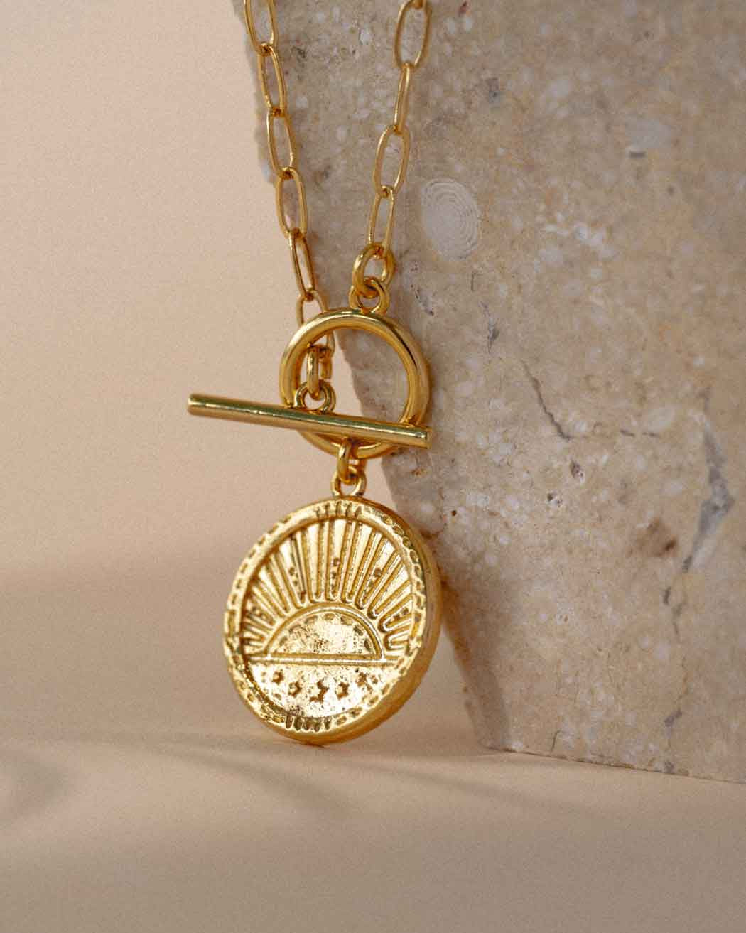 Rising Sun Pendant Necklace