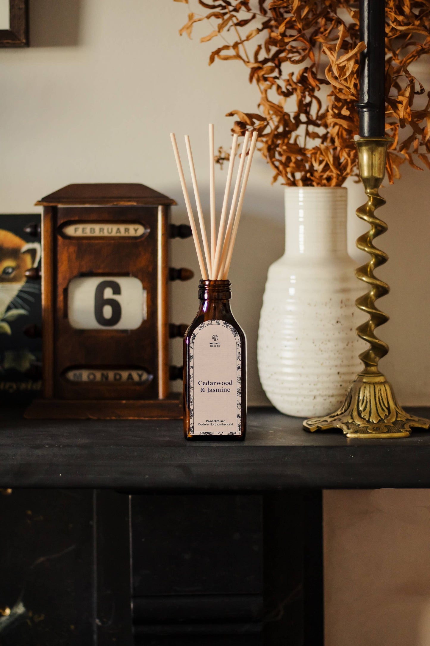 Cedarwood & Jasmine Reed Diffuser — 100ml