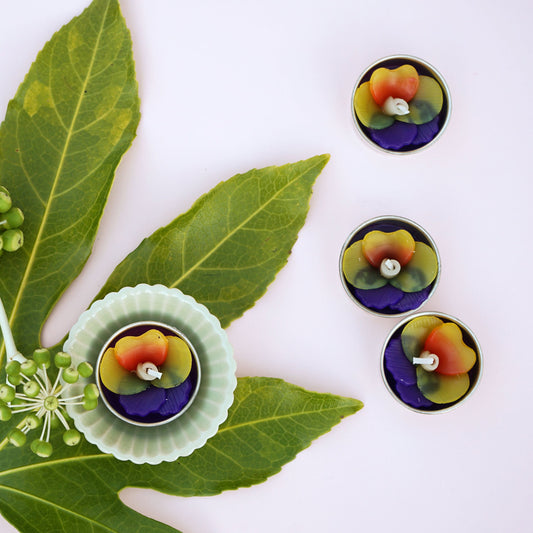 Pansy Scented Tealights