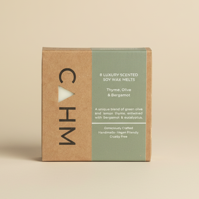 Thyme, Olive & Bergamot Soy Wax Melt Box