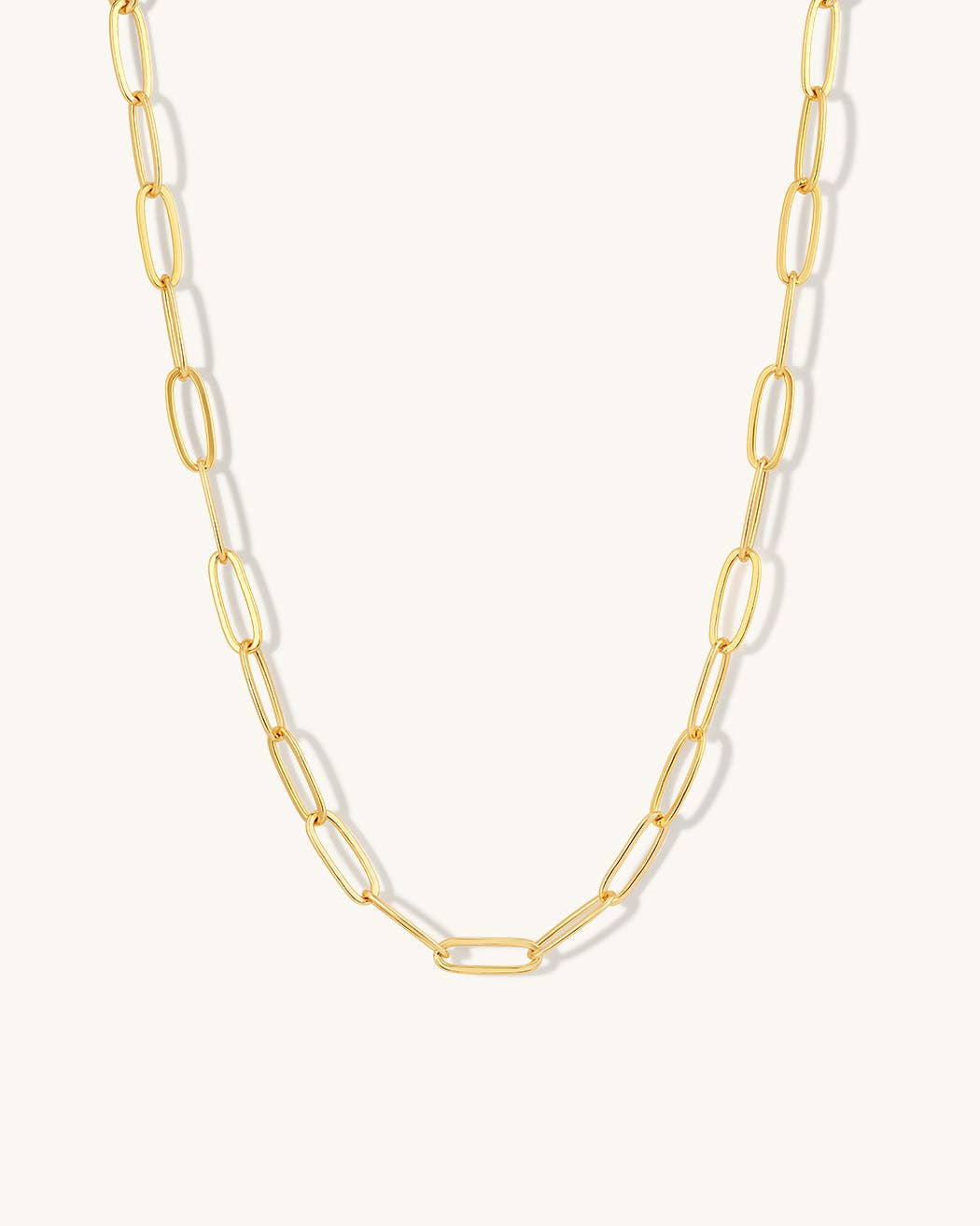 Alice Oval Paperclip Necklace