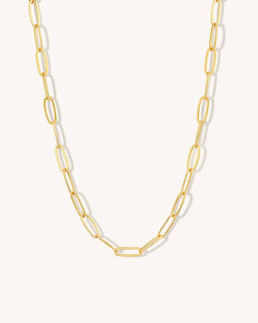 Alice Oval Paperclip Necklace