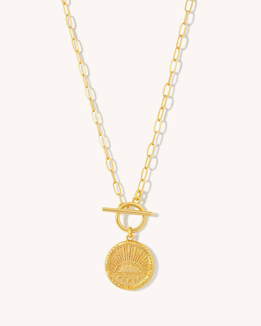 Rising Sun Pendant Necklace